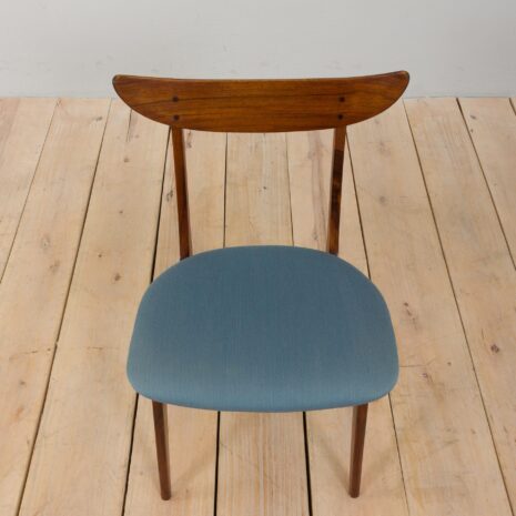 22373 Set of 6 Danish vintage rosewood dining chairs, 1960s-18 Set of Danish vintage rosewood dining chairs s