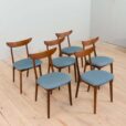 Set of  Danish vintage rosewood dining chairs s