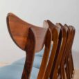Set of  Danish vintage rosewood dining chairs s