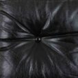 Coronado Sofa in black leather by Tobia Scarpa for C B Italia s