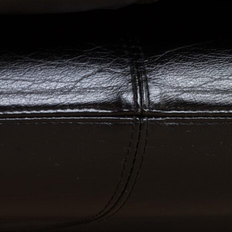 22377 Coronado Sofa in black leather by Tobia Scarpa for C_B Italia, 1960s-14 Coronado Sofa in black leather by Tobia Scarpa for C B Italia s