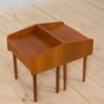 set of bedside teak tables