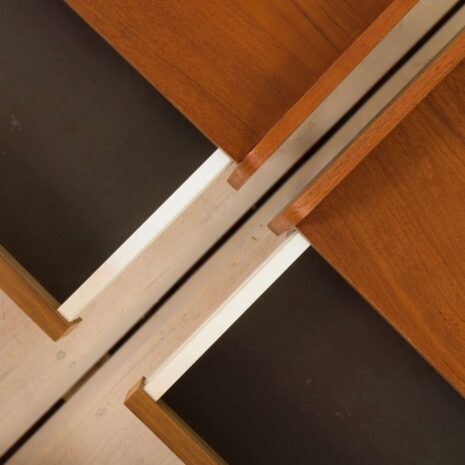 22388 set of 2 bedside teak tables-8 set of bedside teak tables