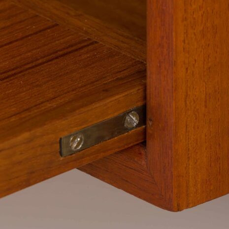 22401 Cadovius Unité murale en teck à 3 travées avec un bureau secrétaire meuble bar, Danemark, Poul Cadovius Cado, 1960-17 Cadovius bay unité murale en teck avec un secrétaire bureau cabinet de bar Danemark Poul Cadovius Cado s