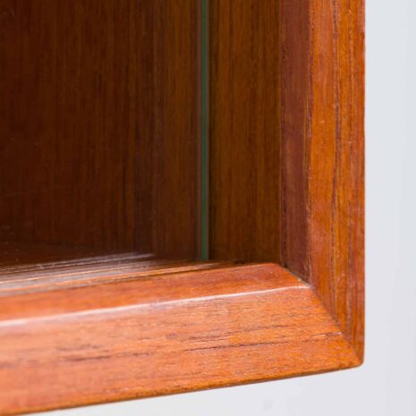 22401 Cadovius Meuble mural en teck à 3 travées avec secrétaire, Danemark, Poul Cadovius Cado, années 1960-24 Cadovius bay unité murale en teck avec un secrétaire bureau cabinet de bar Danemark Poul Cadovius Cado s