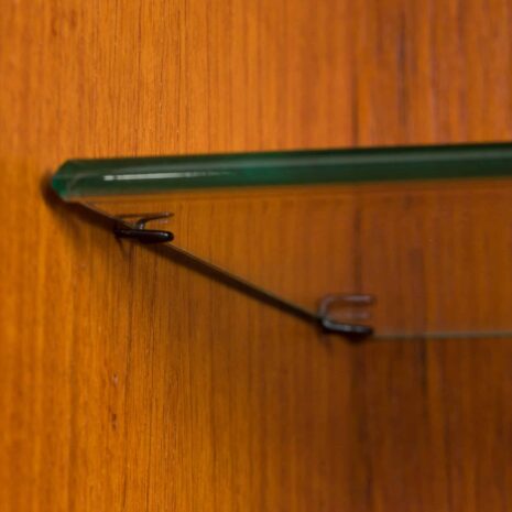 22401 Cadovius Meuble mural en teck à 3 travées avec secrétaire, Danemark, Poul Cadovius Cado, années 1960-25 Cadovius bay unité murale en teck avec un secrétaire bureau cabinet de bar Danemark Poul Cadovius Cado s