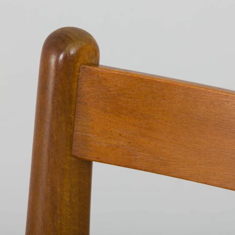 22301 Set of 4 reupholstered Danish dineing chairs in lacquered beech,1960s-13 Set of reupholstered Danish dineing chairs in lacquered beechs