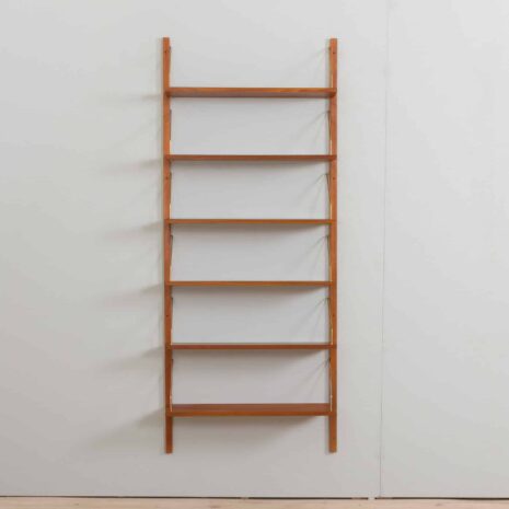 22320 one bay teak wall unit-4 meuble mural en teck à une travée