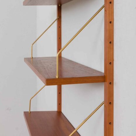 22320 one bay teak wall unit-6 meuble mural en teck à une travée