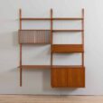 Preben Sorensen two bay teak wall unit with desk