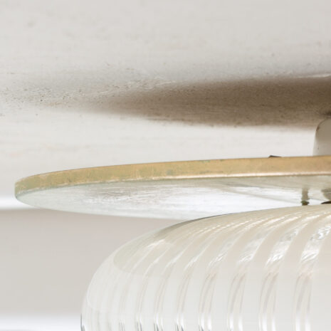 21138-Vintage-Italian-Ceiling-lamp-with-Murano-glass-swirl-shade-and-brass-base-4 Vintage Italian Ceiling lamp with Murano glass swirl shade and brass base scaled