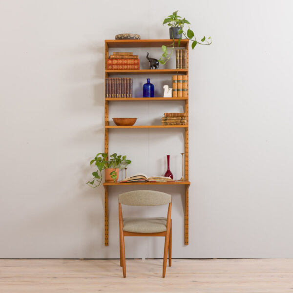Poul Cadovious home office desk oak wall unit for Cado Denmark s  scaled