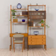 Scandinavian teak wall unit by Sven Andersen scaled