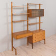 Scandinavian teak wall unit by Sven Andersen scaled