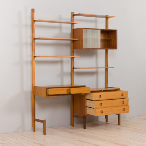 22359-Scandinavian-teak-wall-unit-with-a-desk-and-chest-of-drawers-by-Sven-Andersen1 Scandinavian teak wall unit with a desk and chest of drawers by Sven Andersen scaled