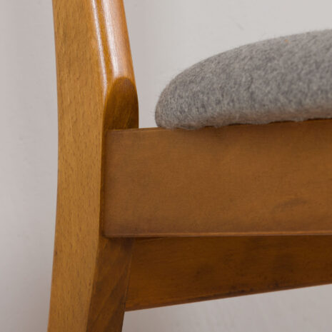 22374-Set-of-6-mid-century-modern-Farstrup-chairs-in-gray-wool-and-teak-1960s-18 Set of mid century modern Farstrup chairs in gray wool and teak s scaled