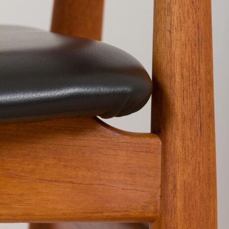 22387-Danish-mid-century-Solid-Teak-Armchair-by-Erik-Kierkegaard-in-black-leather-1960s-12 Danish mid century Solid Teak Armchair by Erik Kierkegaard in black leather s scaled