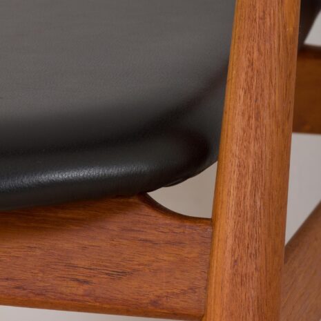 22387-Danish-mid-century-Solid-Teak-Armchair-by-Erik-Kierkegaard-in-black-leather-1960s-16 Danish mid century Solid Teak Armchair by Erik Kierkegaard in black leather s scaled
