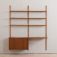 Preben Sorensen two bay teak wall unit with desk Denmark s scaled