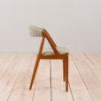 Set of Kai Kristiansen model in teak and gray wool s scaled
