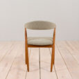 Set of Kai Kristiansen model in teak and gray wool s scaled