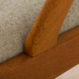 Set of Kai Kristiansen model in teak and gray wool s scaled
