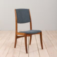 Skovby Mobelfabrik high backed chairs of rosewood with light skai scaled