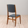 Skovby Mobelfabrik high backed chairs of rosewood with light skai scaled