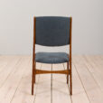 Skovby Mobelfabrik high backed chairs of rosewood with light skai scaled