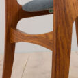 Skovby Mobelfabrik high backed chairs of rosewood with light skai scaled