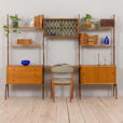 ergo wallunit threebay with deskshelf scaled