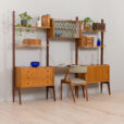 ergo wallunit threebay with deskshelf scaled
