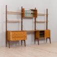 ergo wallunit threebay with deskshelf scaled