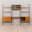 ergo wallunit threebay with deskshelf scaled