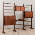 Italian threebay freestanding teak wallunit scaled