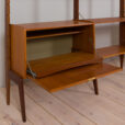 Three Bay Ergo Wall Unit in teak w