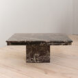 Italian mid century large square black marble coffee table s scaled