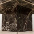 Italian mid century large square black marble coffee table s scaled