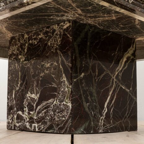 22438-Italian-mid-century-large-square-black-marble-coffee-table-1980s-4 Italian mid century large square black marble coffee table s scaled