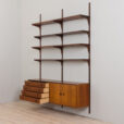 Danish Rosewood Wall Unit with a dresser and cocktail cabinet by Thygesen and Sorensen for Hansen Guldborg s scaled