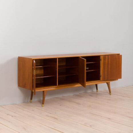 22468-Skandynawski-teak-długie-sideboard-z-5-Arne-Vodder-stylu-szuflady-Norwegia-1970s-6 Skandynawski długi kredens z drewna tekowego z szufladami w stylu Arne Voddera
