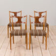 22417 Kurt Østervig four chairs of teak and oak-1