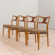 22417 Kurt Østervig four chairs of teak and oak-2