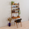 22427 Teak entry wall unit by PS system, Preben Sorensen, Denmark 1960s-1