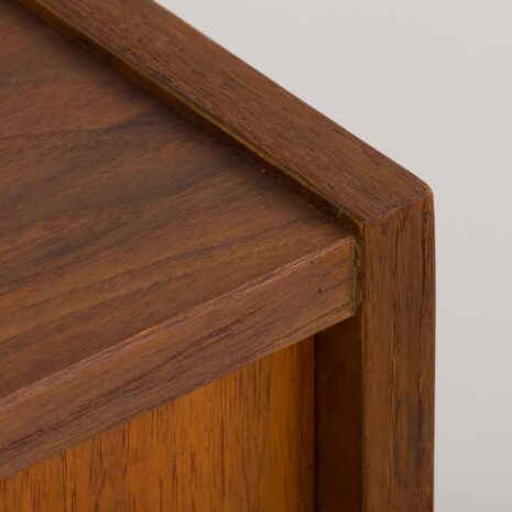 22449 Modular shelving system by Preben Sorensen in dark teak teak, 3 shelves and a floating cabinet, Denmark 1960s-14 22449 Modular shelving system by Preben Sorensen in dark teak teak, 3 shelves and a floating cabinet, Denmark 1960s-14