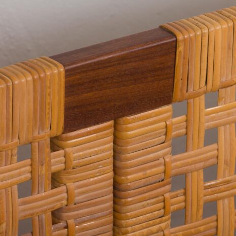 22465 Teak and cane queen size bed by Hans Wegner, Getama, 1960s(8) 22465 Teak and cane queen size bed by Hans Wegner, Getama, 1960s(8)