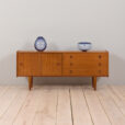 22469 Buffet scandinave vintage avec 3 tiroirs et portes coulissantes, années 1960(1)