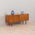 22469 Buffet scandinave vintage avec 3 tiroirs et portes coulissantes, années 1960(2)