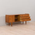 22469 Buffet scandinave vintage avec 3 tiroirs et portes coulissantes, années 1960(3)