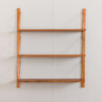 22470.A Danish wall unit in teak - modular shelving system 3 shelves in Cadovius PS System Sorensen style-3